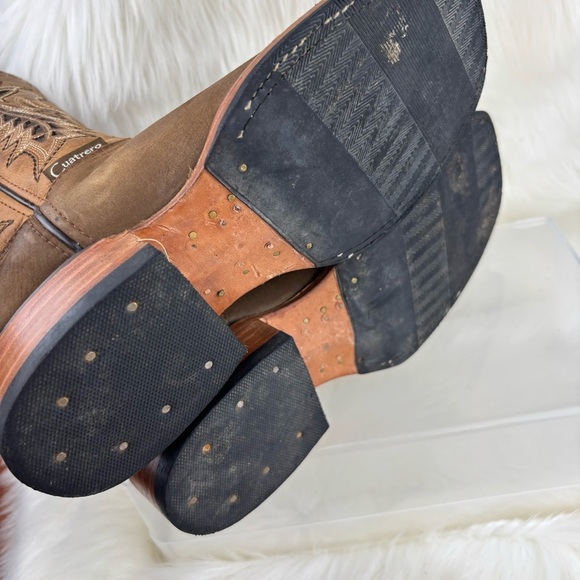 Cuatrero Pull Up Western Cowboy Boots - Picture 7 of 15